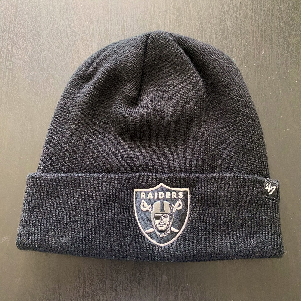 New - 47’ Raiders Beanie - New Without Tags